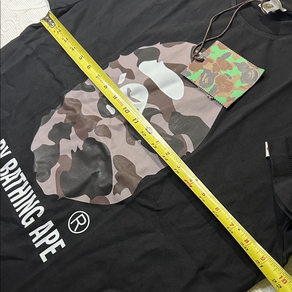 Bape Black Camo Ape Head Tee - Picture 10 of 12